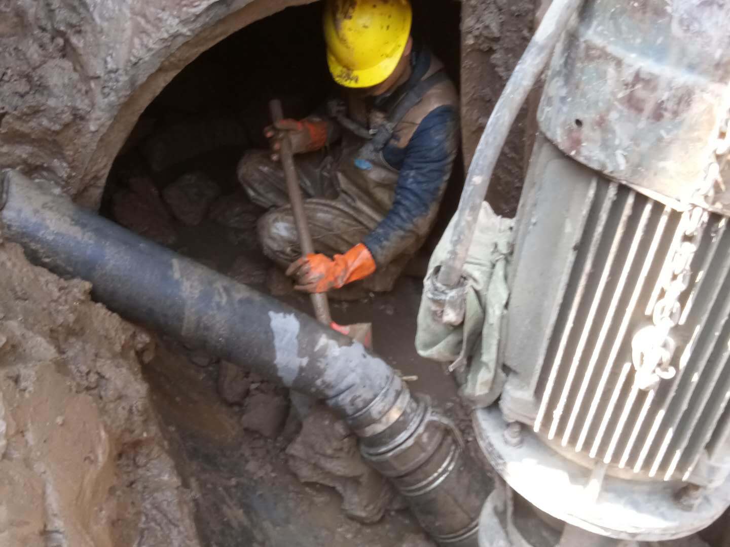 清水河管道清淤