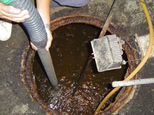 清水河隔油池清理